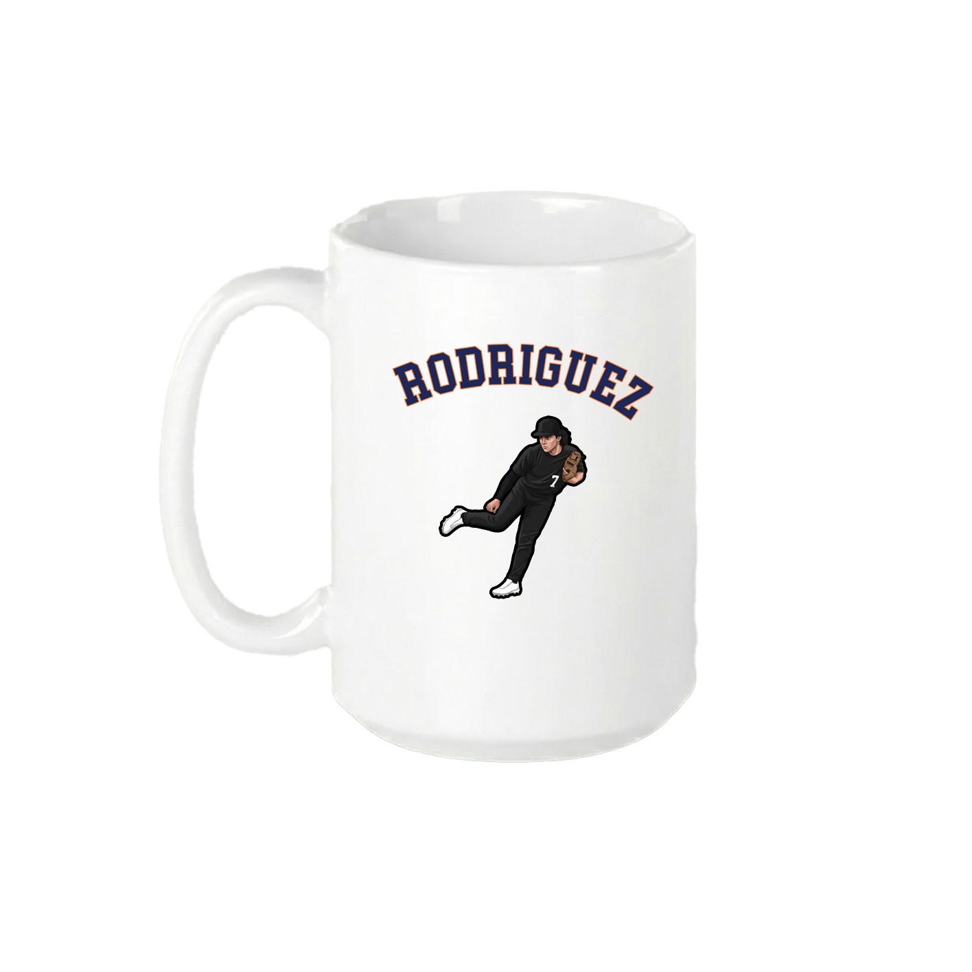 15oz Coffee Mug — Shirsey Arch in White