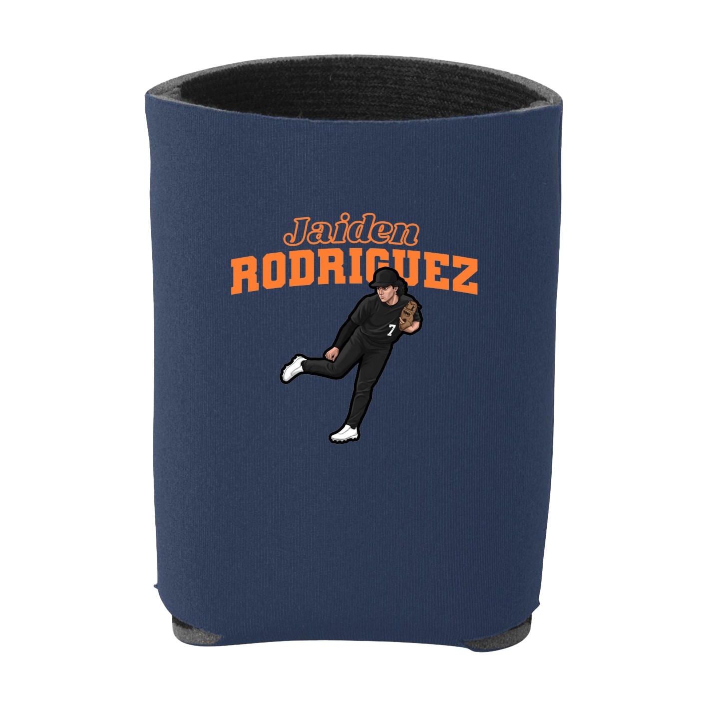 Can Holder — Name Arch in Navy