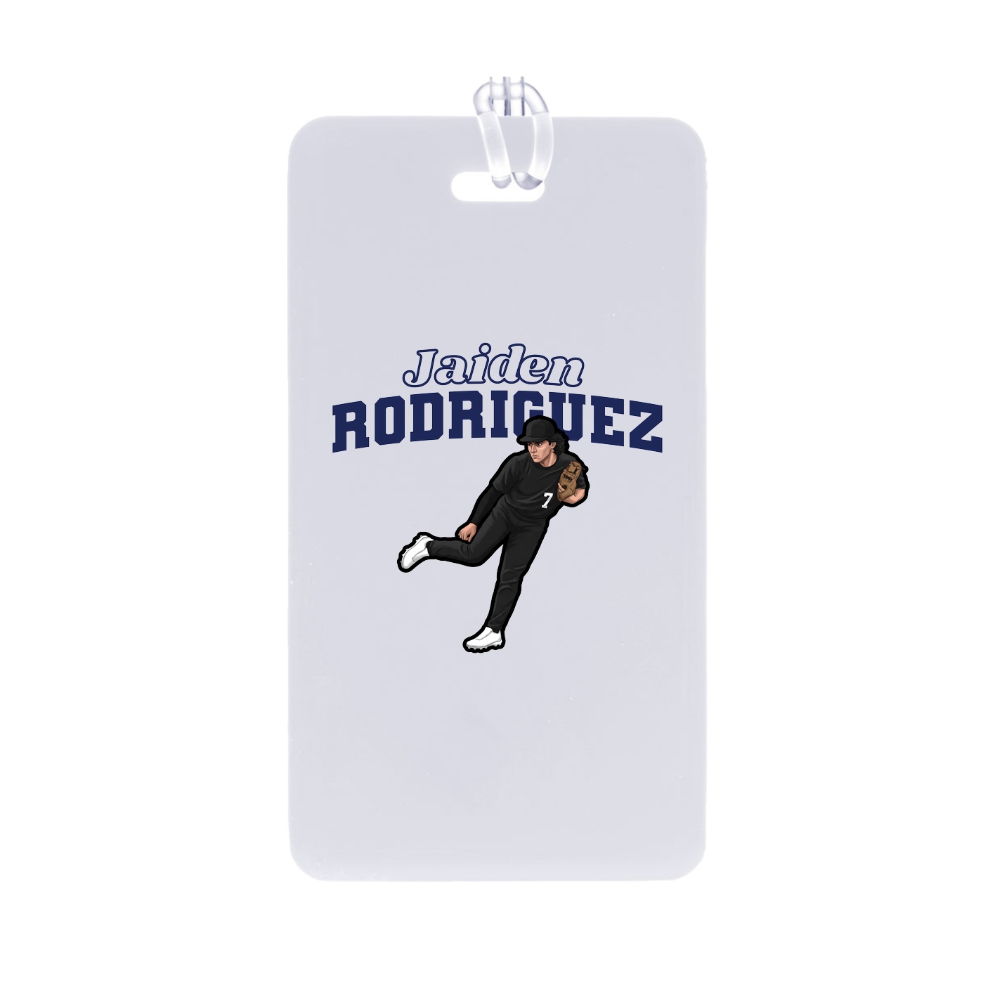 Bag Tag — Name Arch in Classic