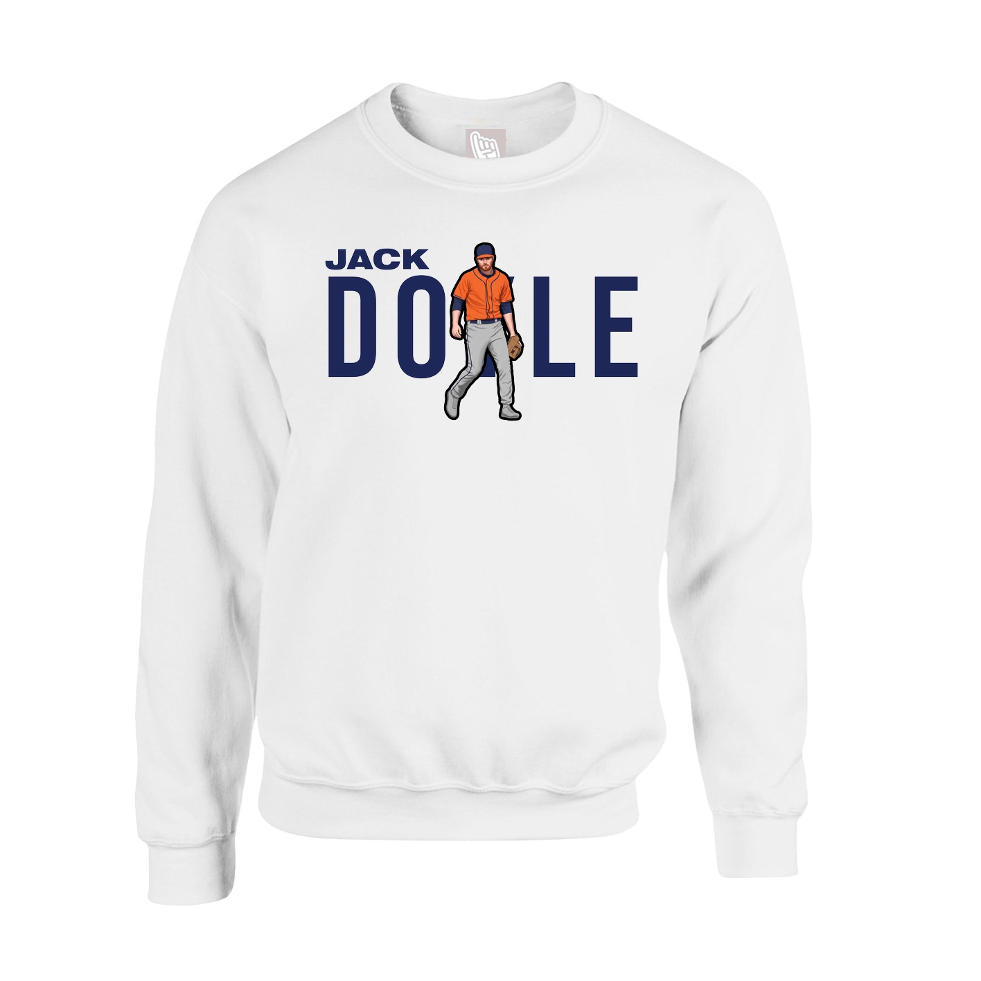 Fleece Crew — Player Name in White