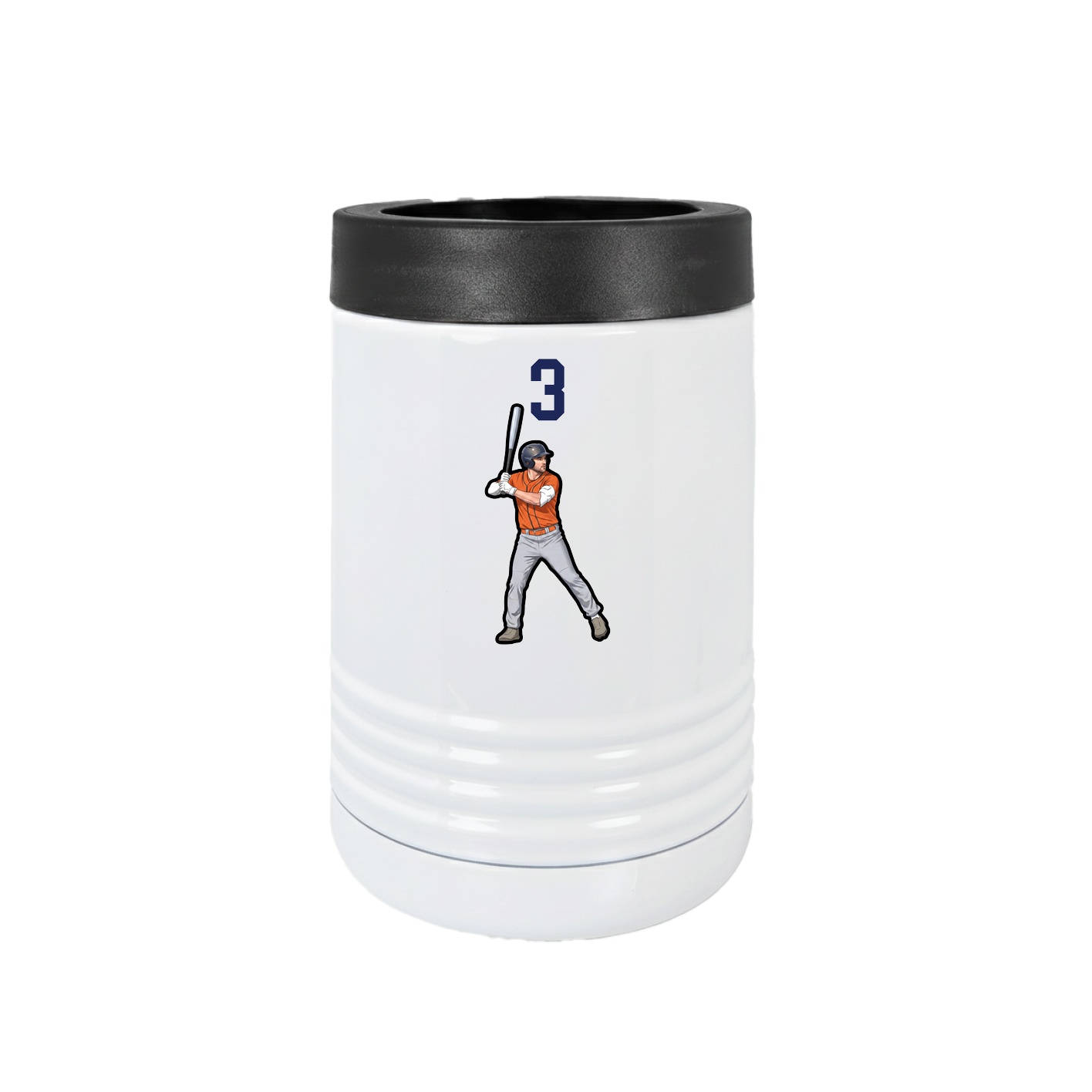 Beverage Holder — Number Top in White