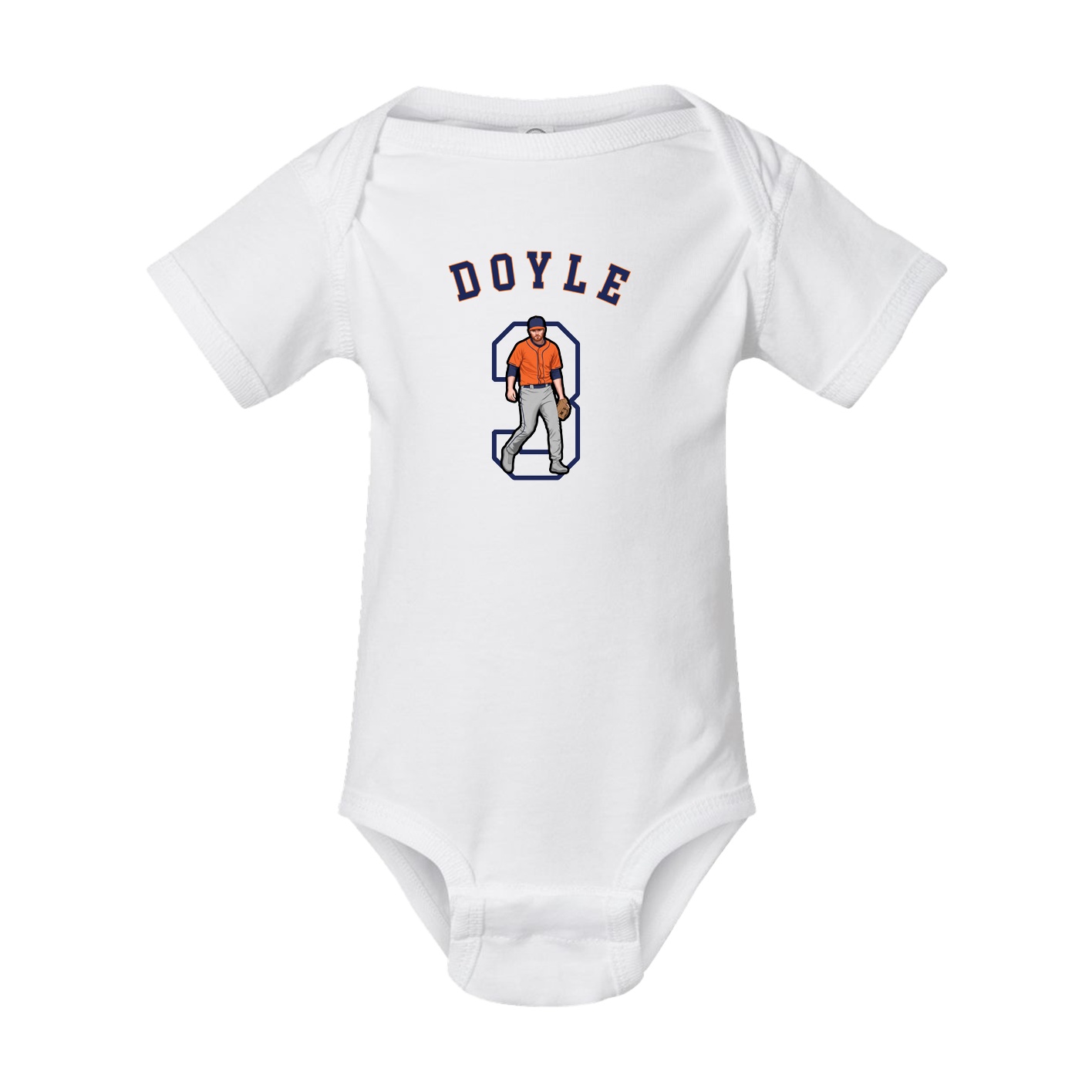 Baby Onesie — Shirsey Arch in White
