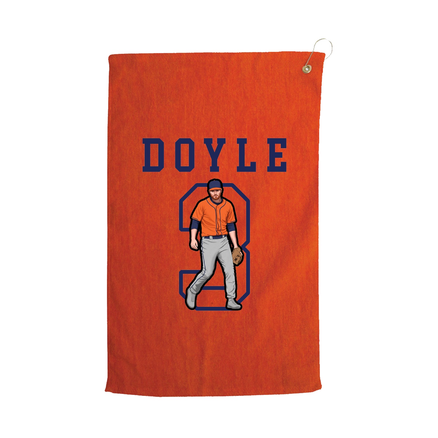 Golf Towel — Shirsey in Orange