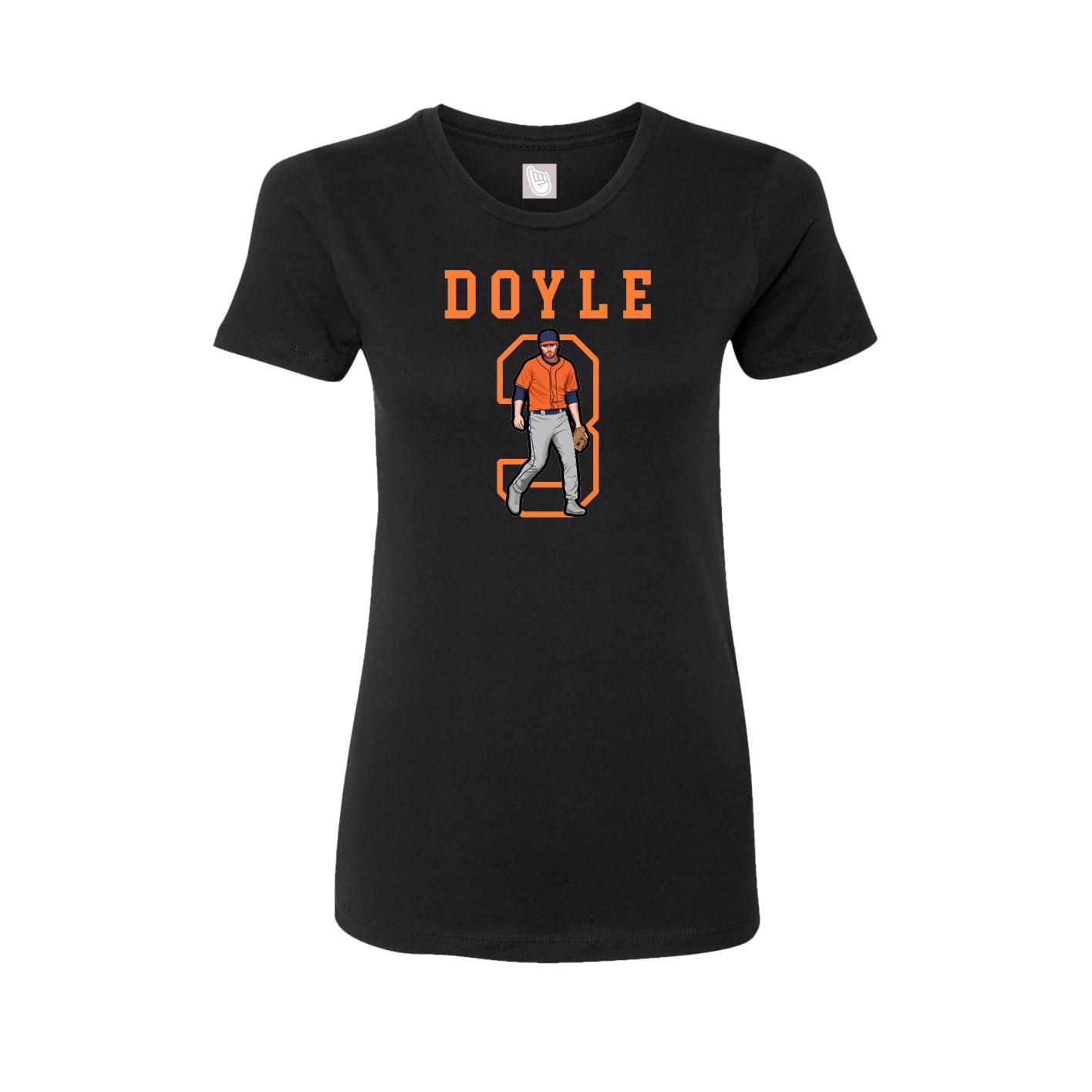 Fitted Women's Tee — Shirsey in Black