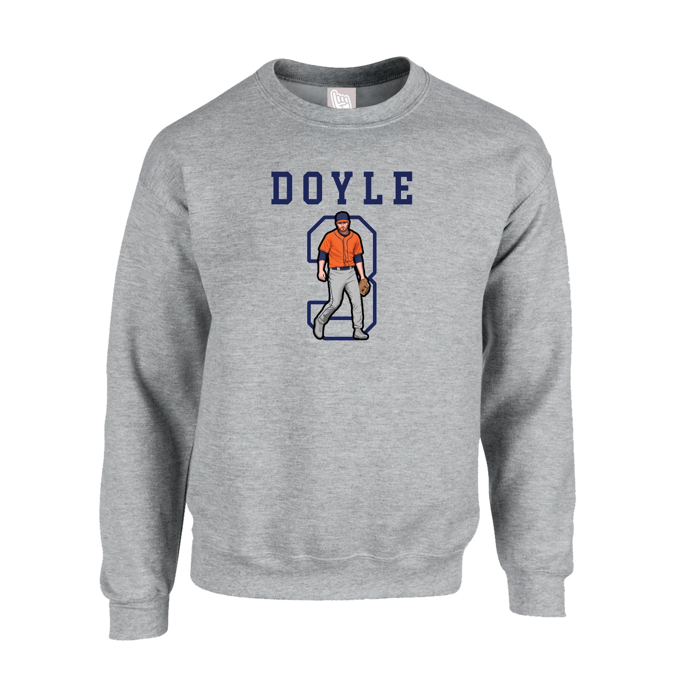 Fleece Crew — Shirsey in Grey