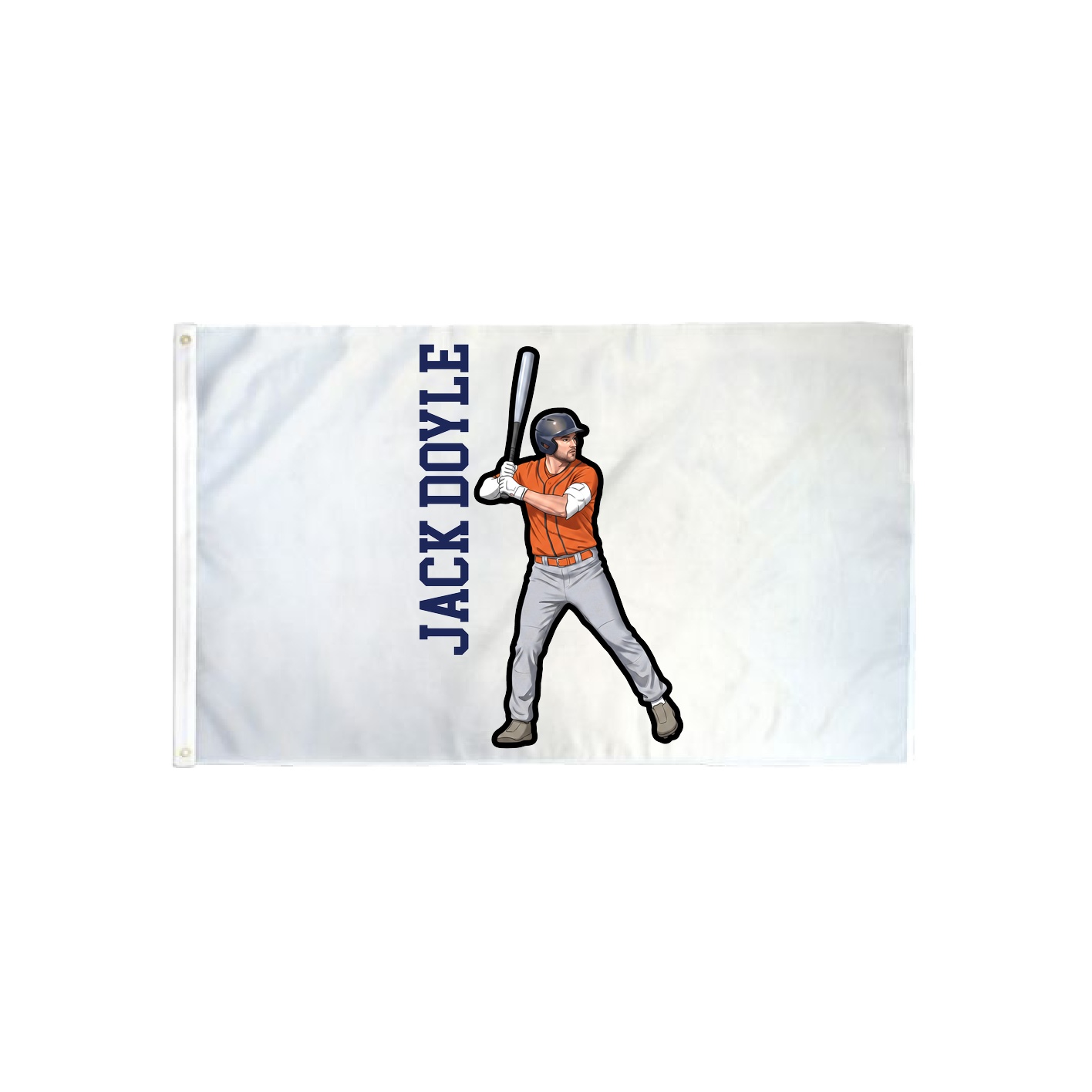 3x5 Flag — Name Vertical in Classic