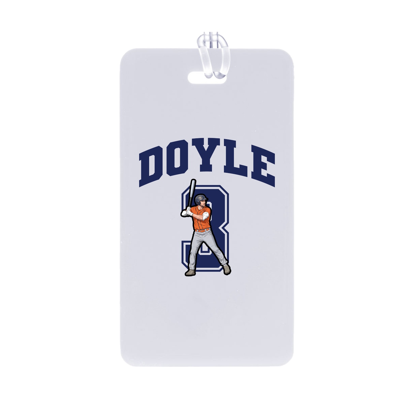 Bag Tag — Number in Classic