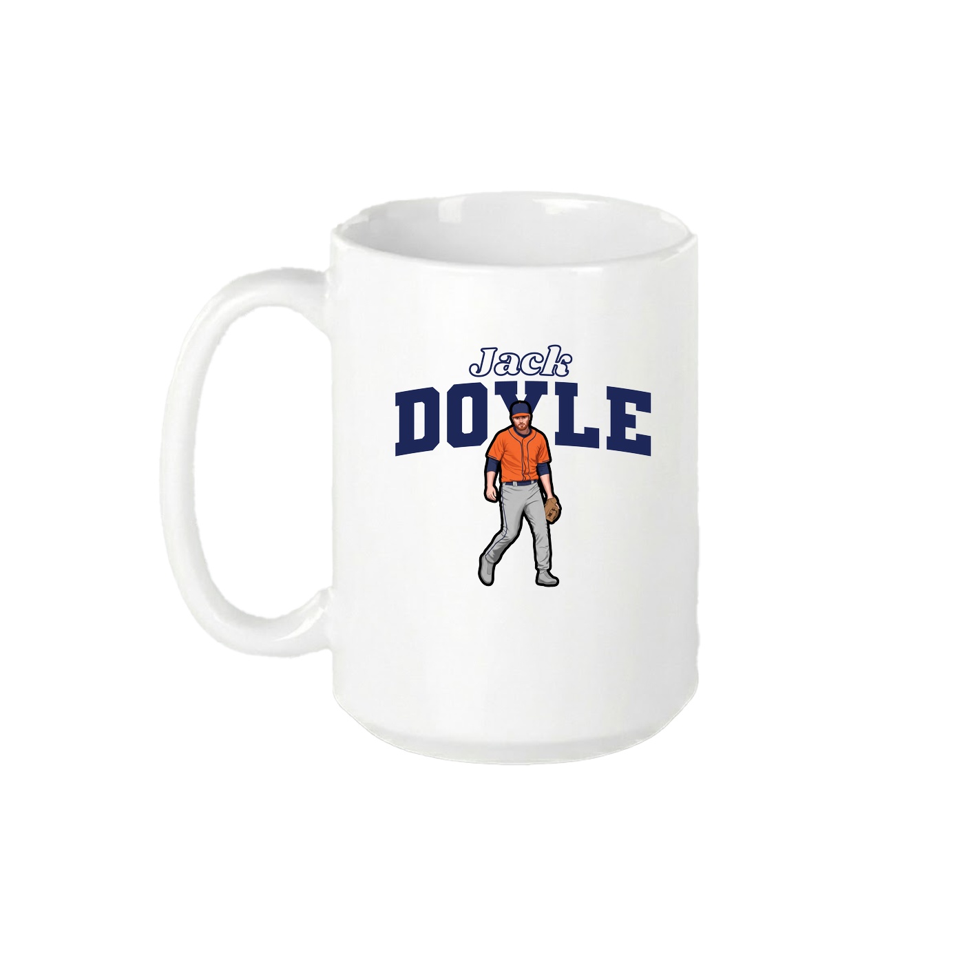 15oz Coffee Mug — Name Arch in White