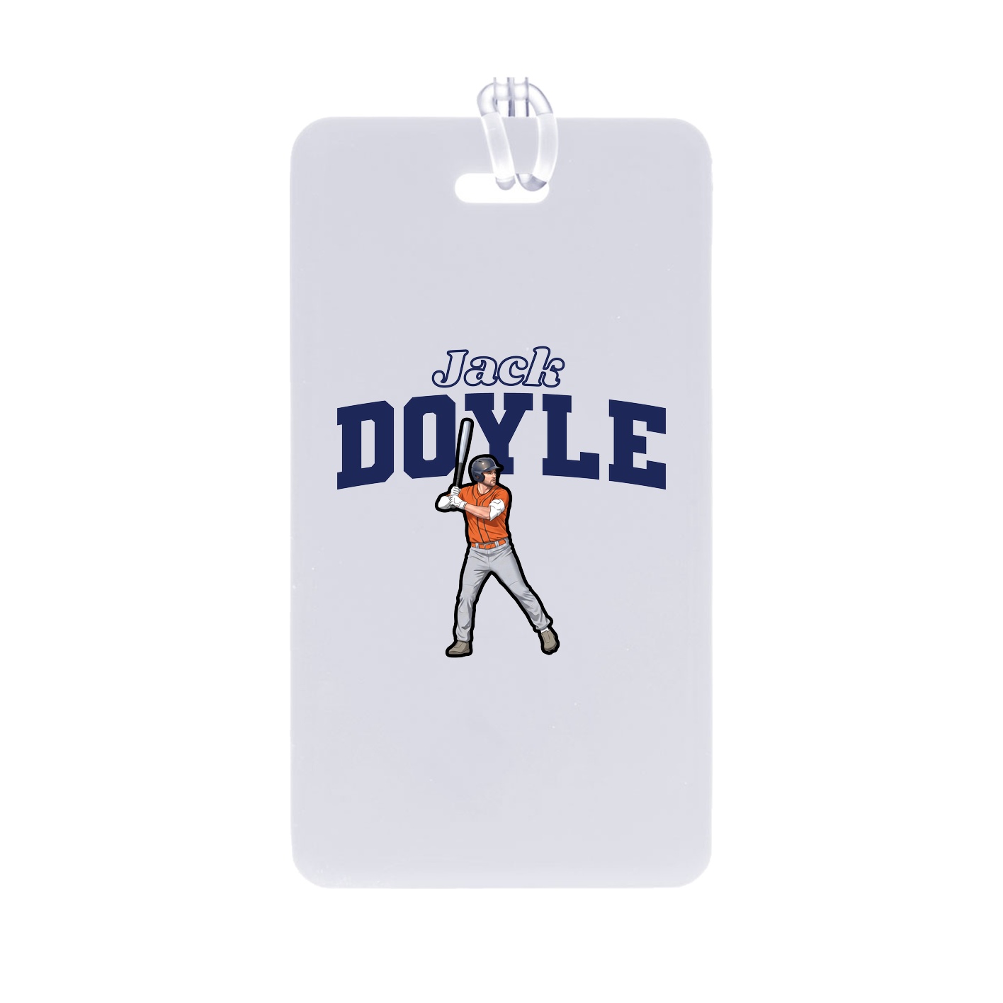 Bag Tag — Name Arch in Classic