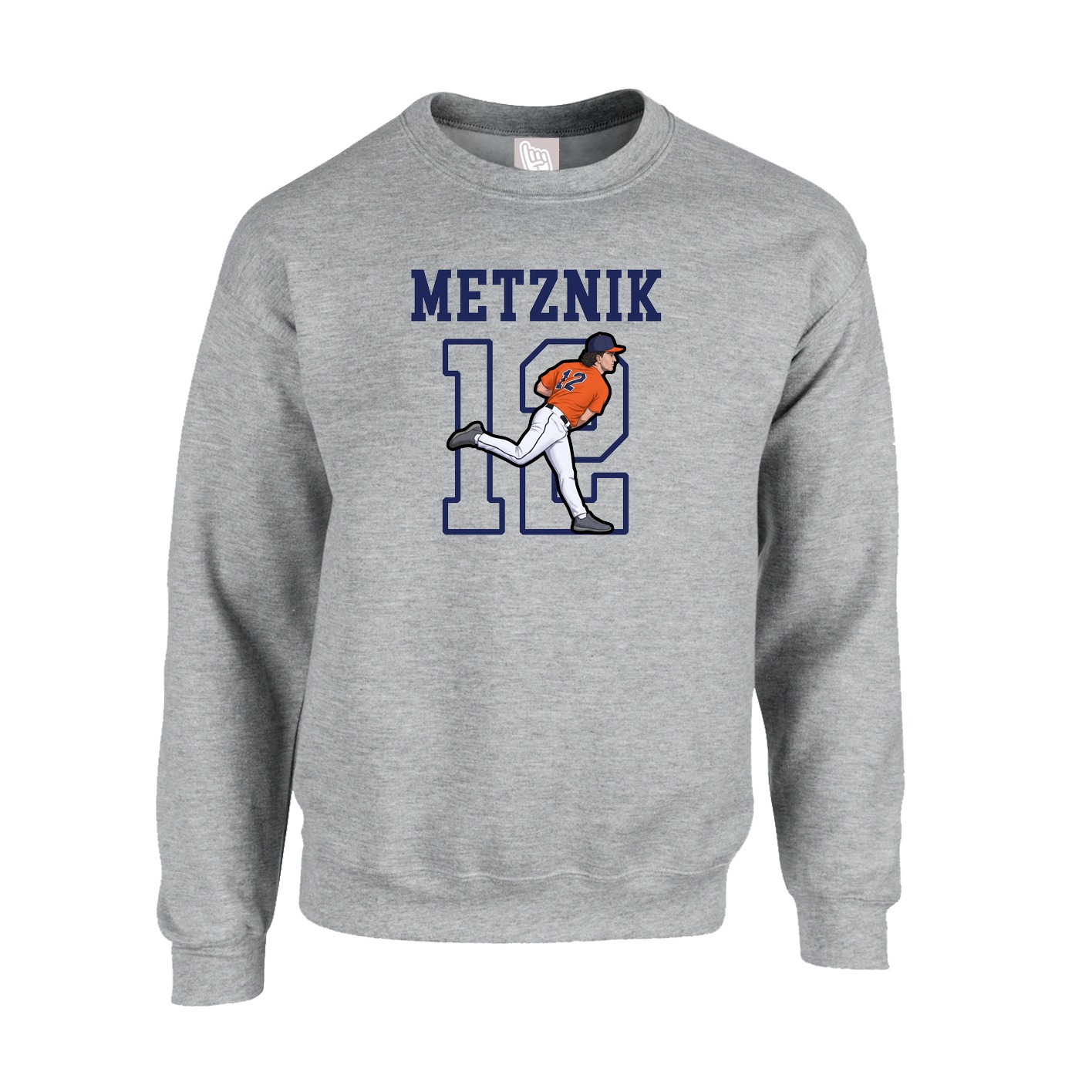 Fleece Crew — Shirsey in Grey
