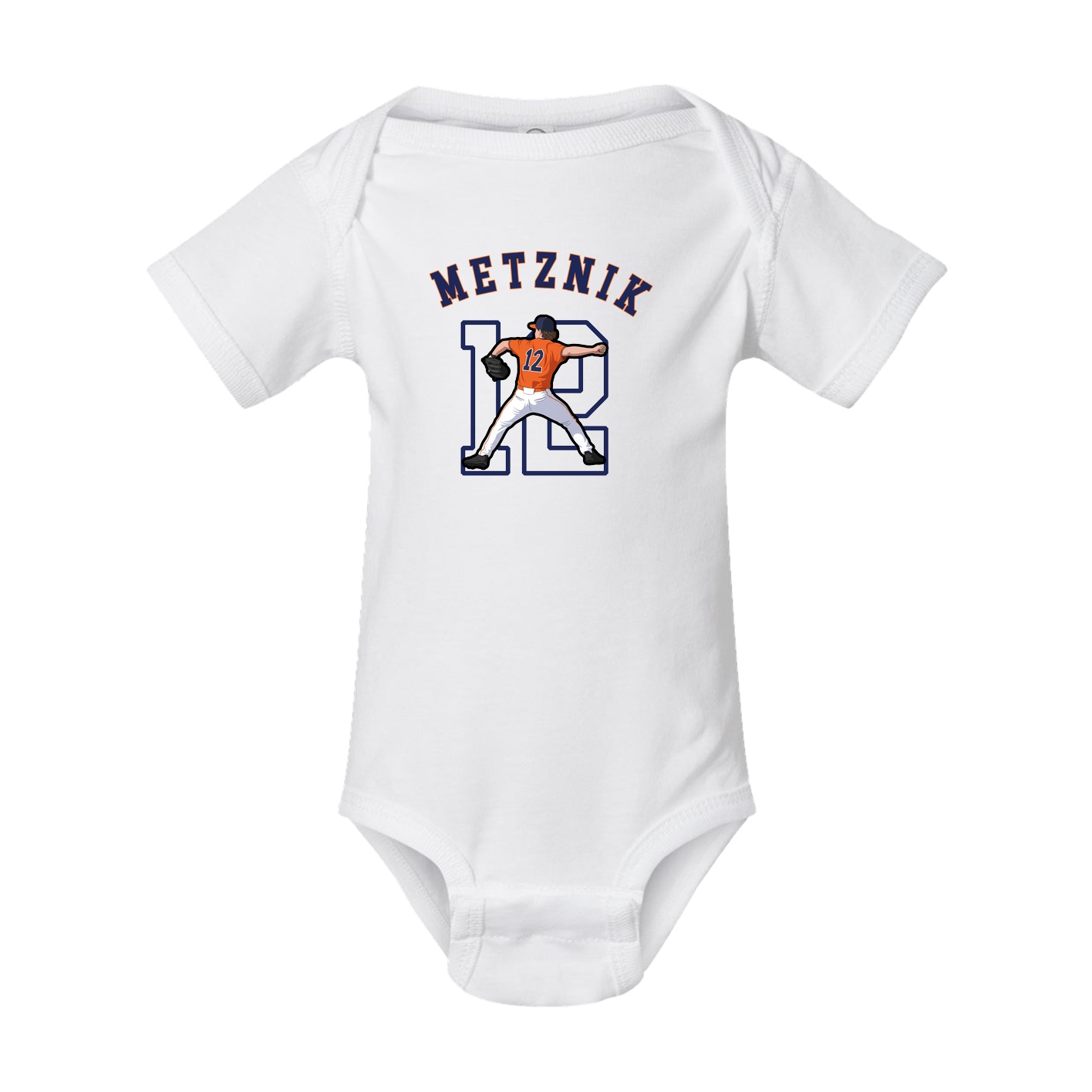 Baby Onesie — Shirsey Arch in White