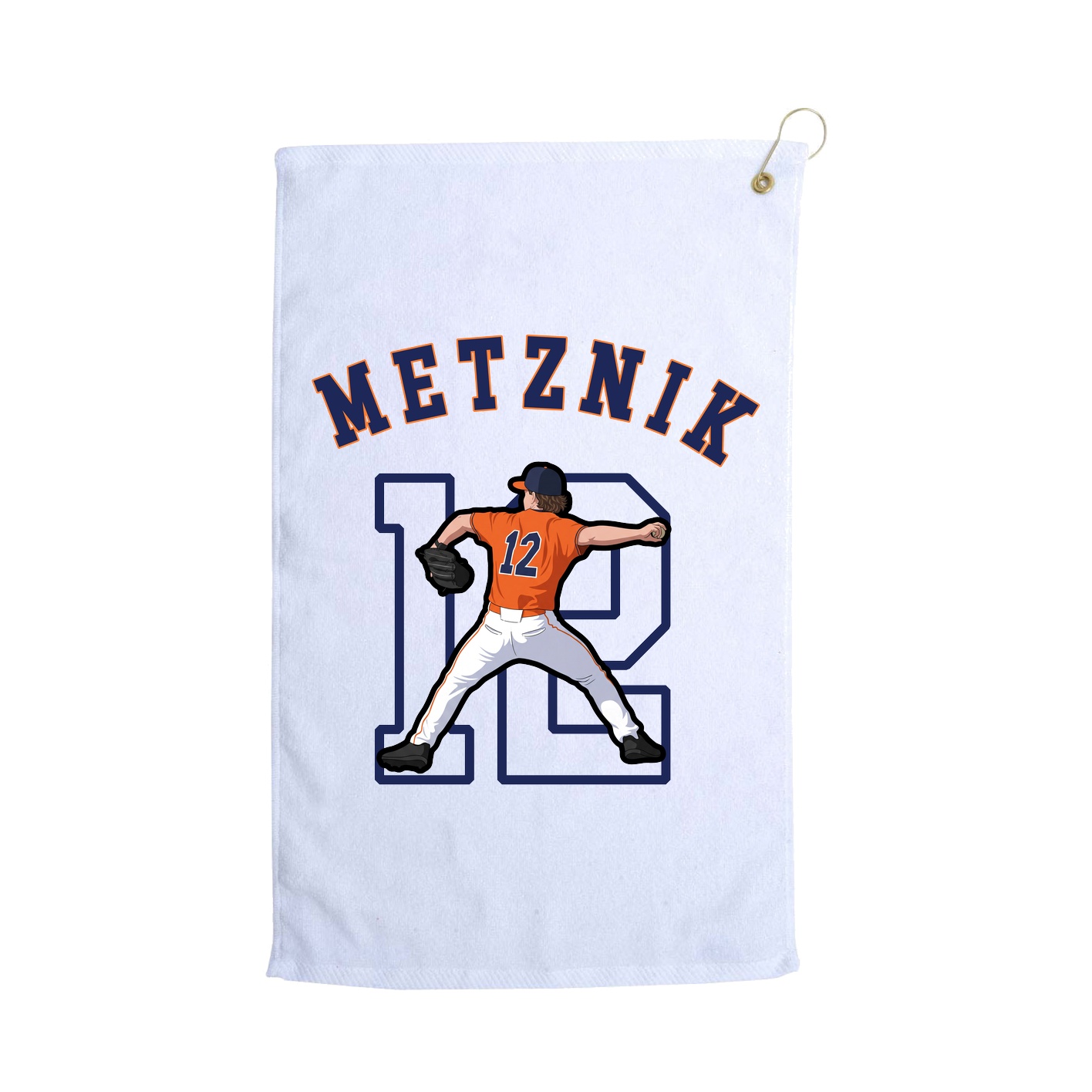 Golf Towel — Shirsey Arch in White