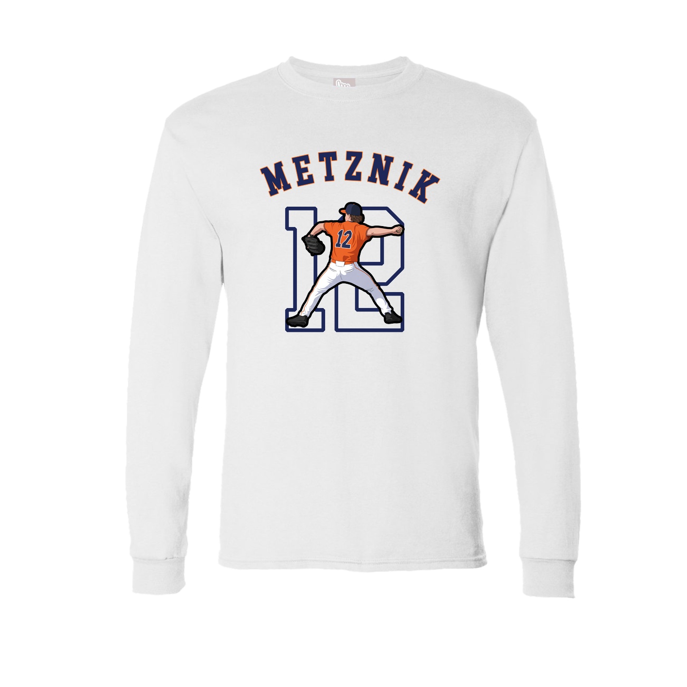 Long Sleeve Tee — Shirsey Arch in White