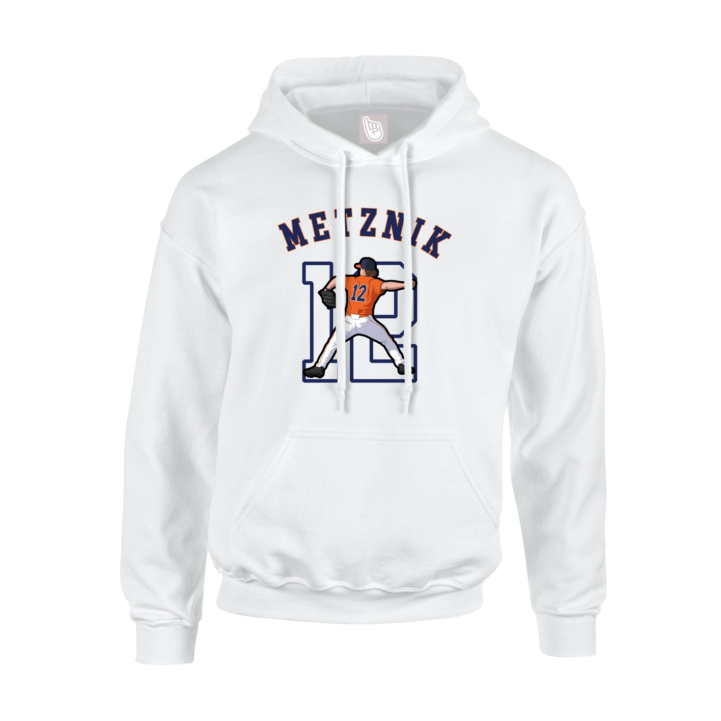 Youth Hoodie — Shirsey Arch in White