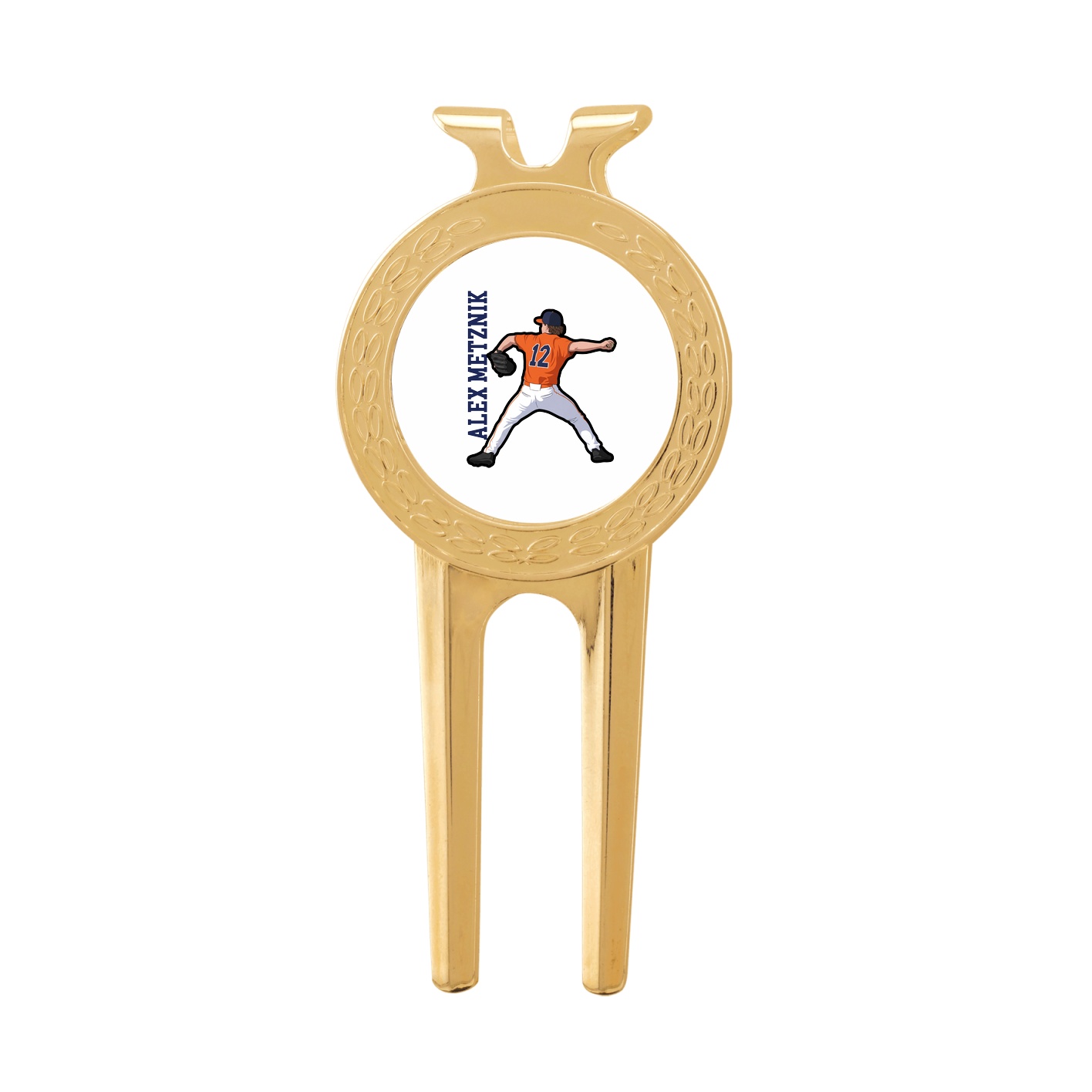 Divot Tool with Ball Marker — Name Vertical in Classic