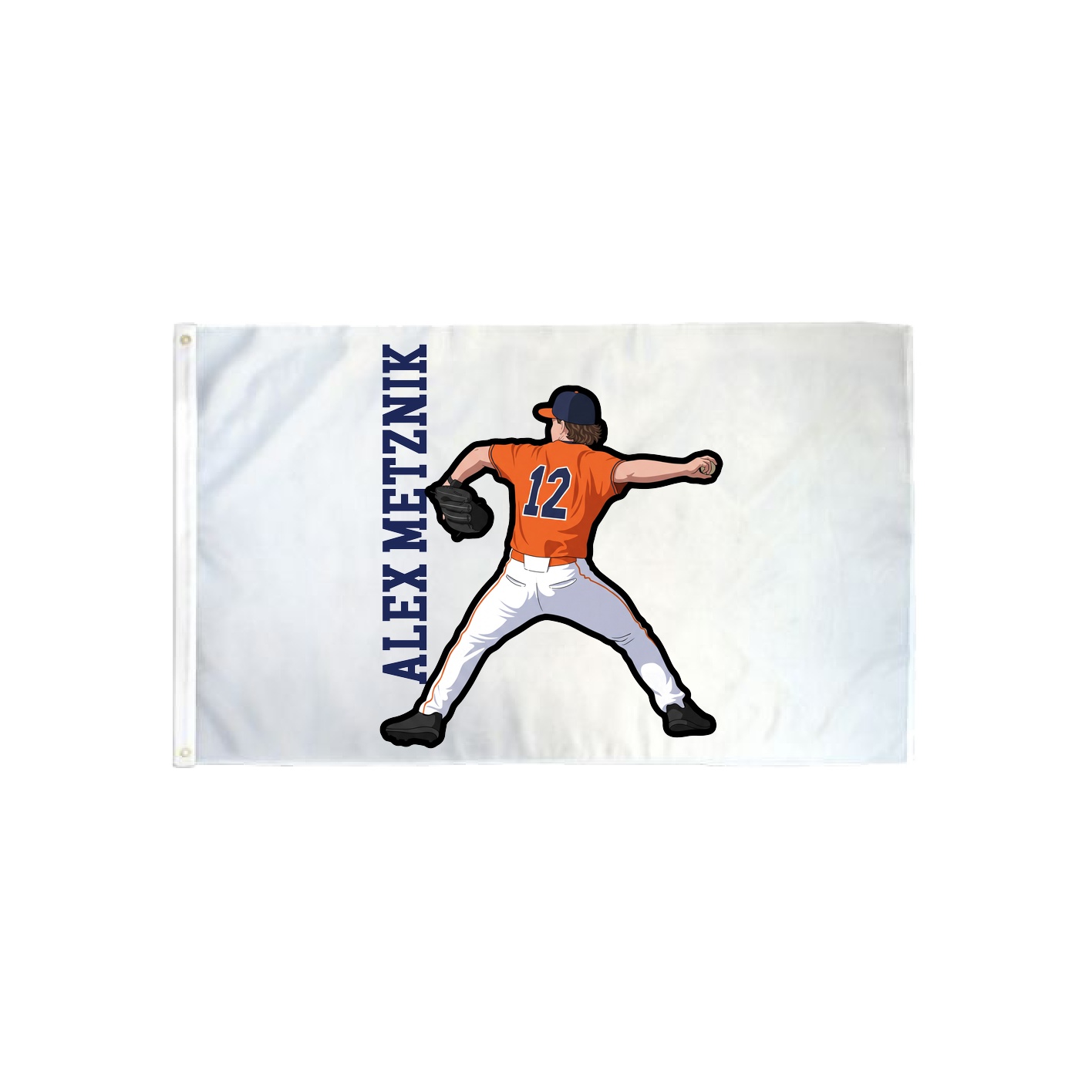 3x5 Flag — Name Vertical in Classic