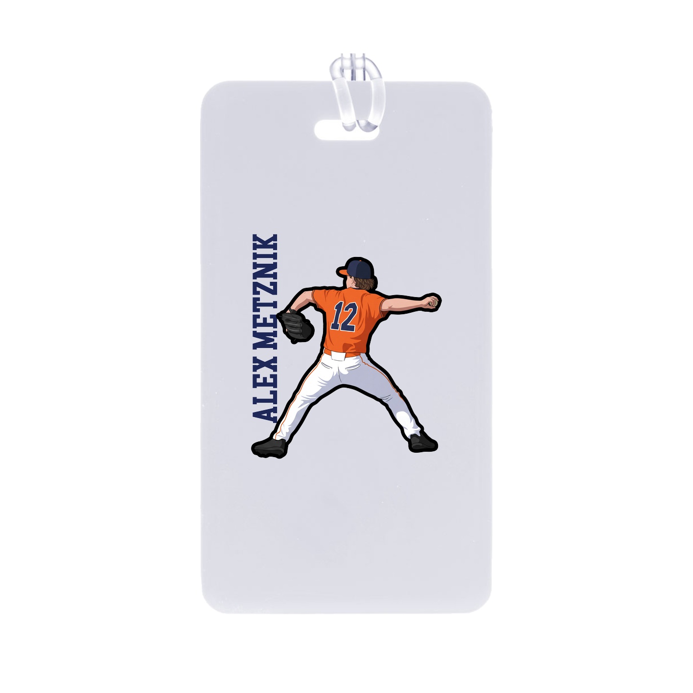 Bag Tag — Name Vertical in Classic