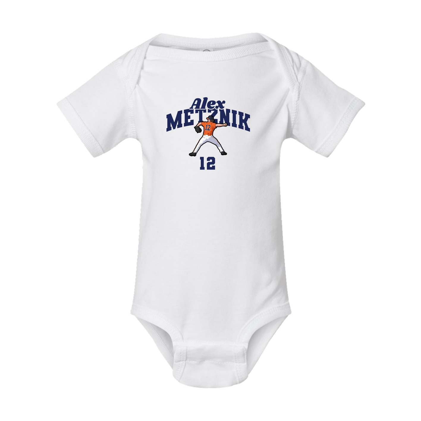 Baby Onesie — Signature Arch in White