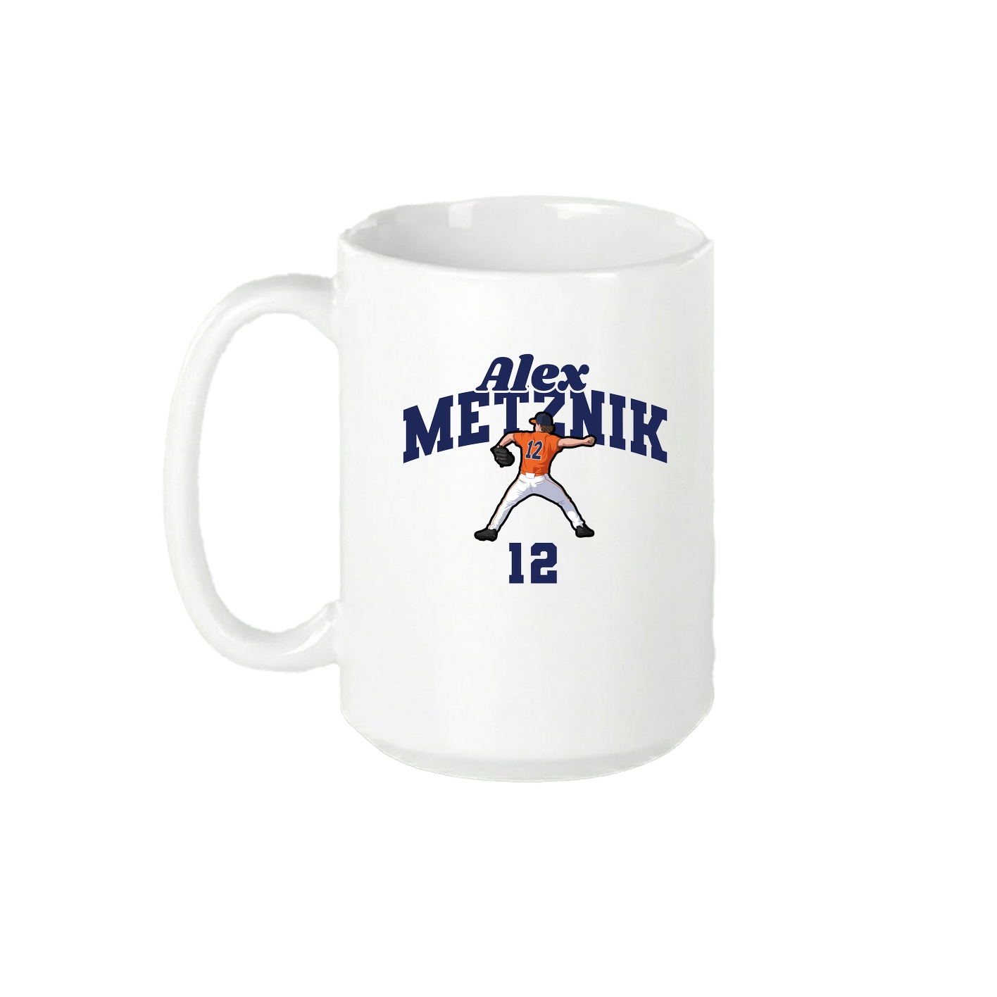 15oz Coffee Mug — Signature Arch in White