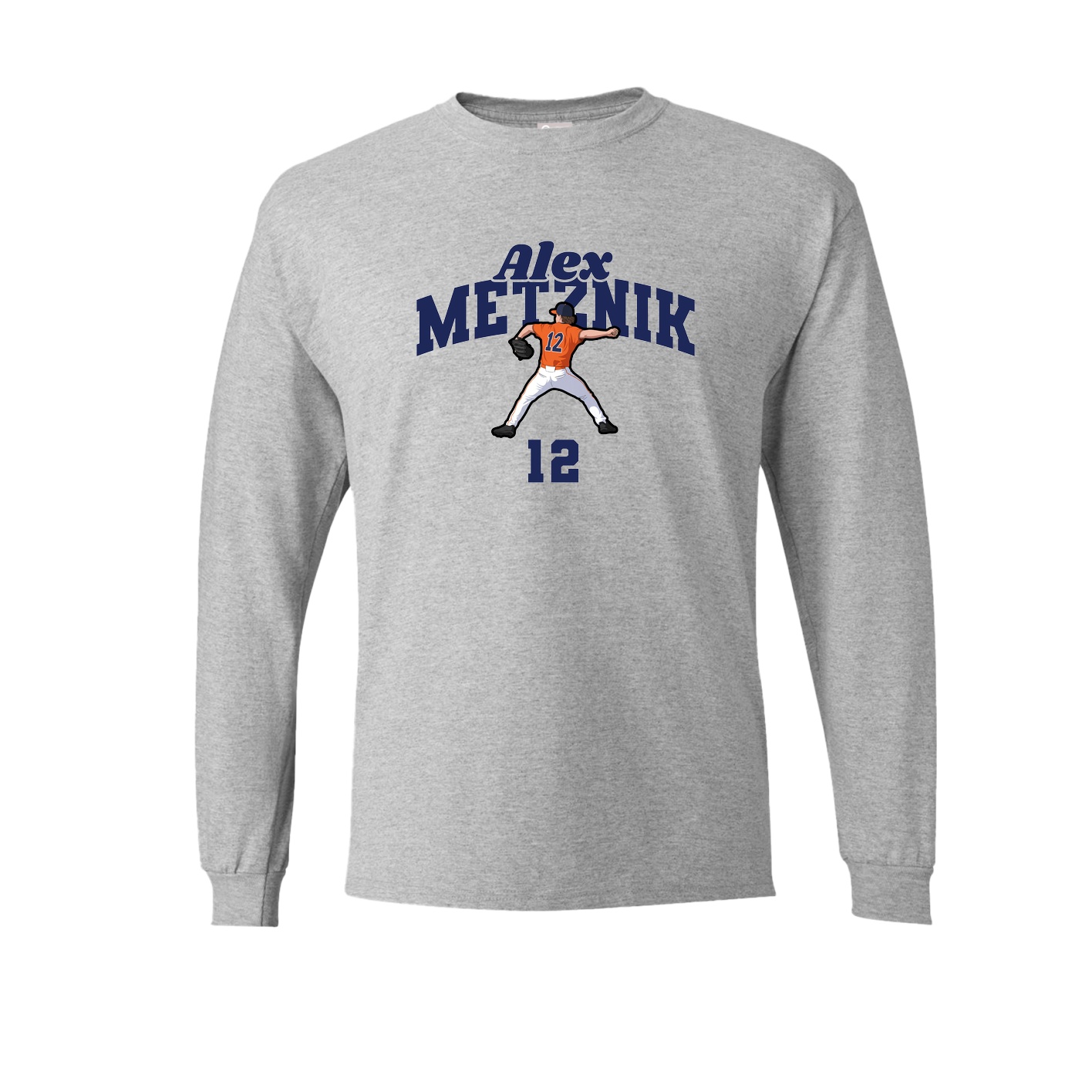 Long Sleeve Tee — Signature Arch in Grey