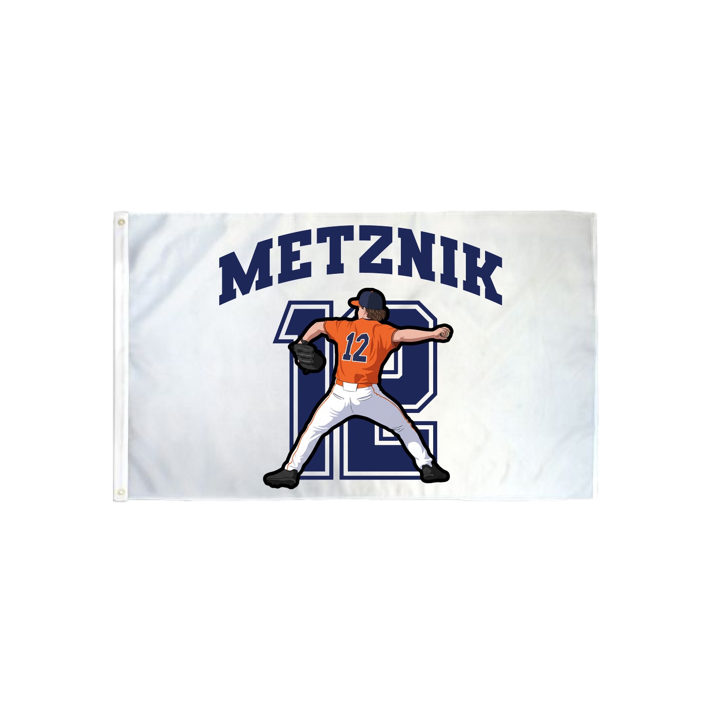 3x5 Flag — Number in Classic