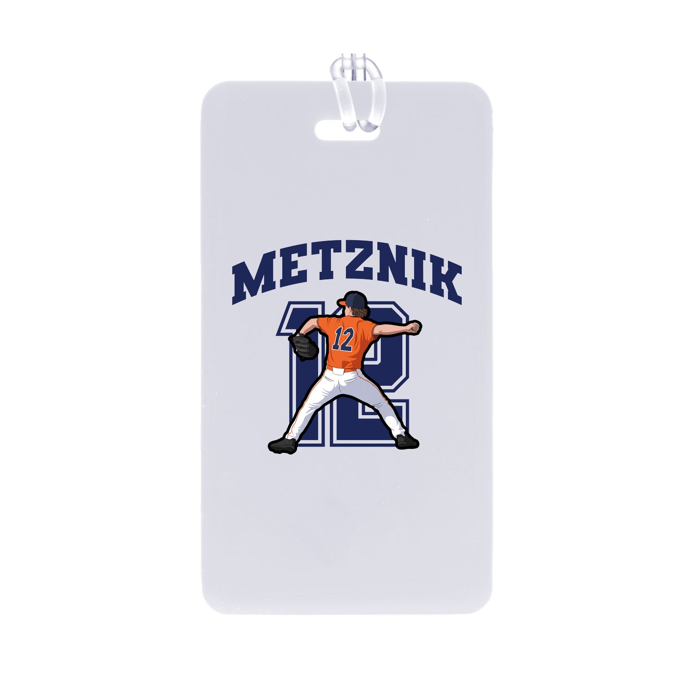 Bag Tag — Number in Classic