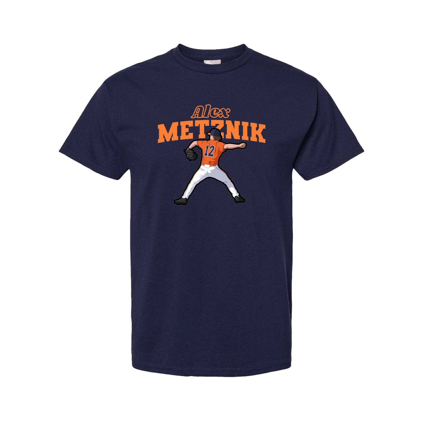 Tee — Name Arch in Navy