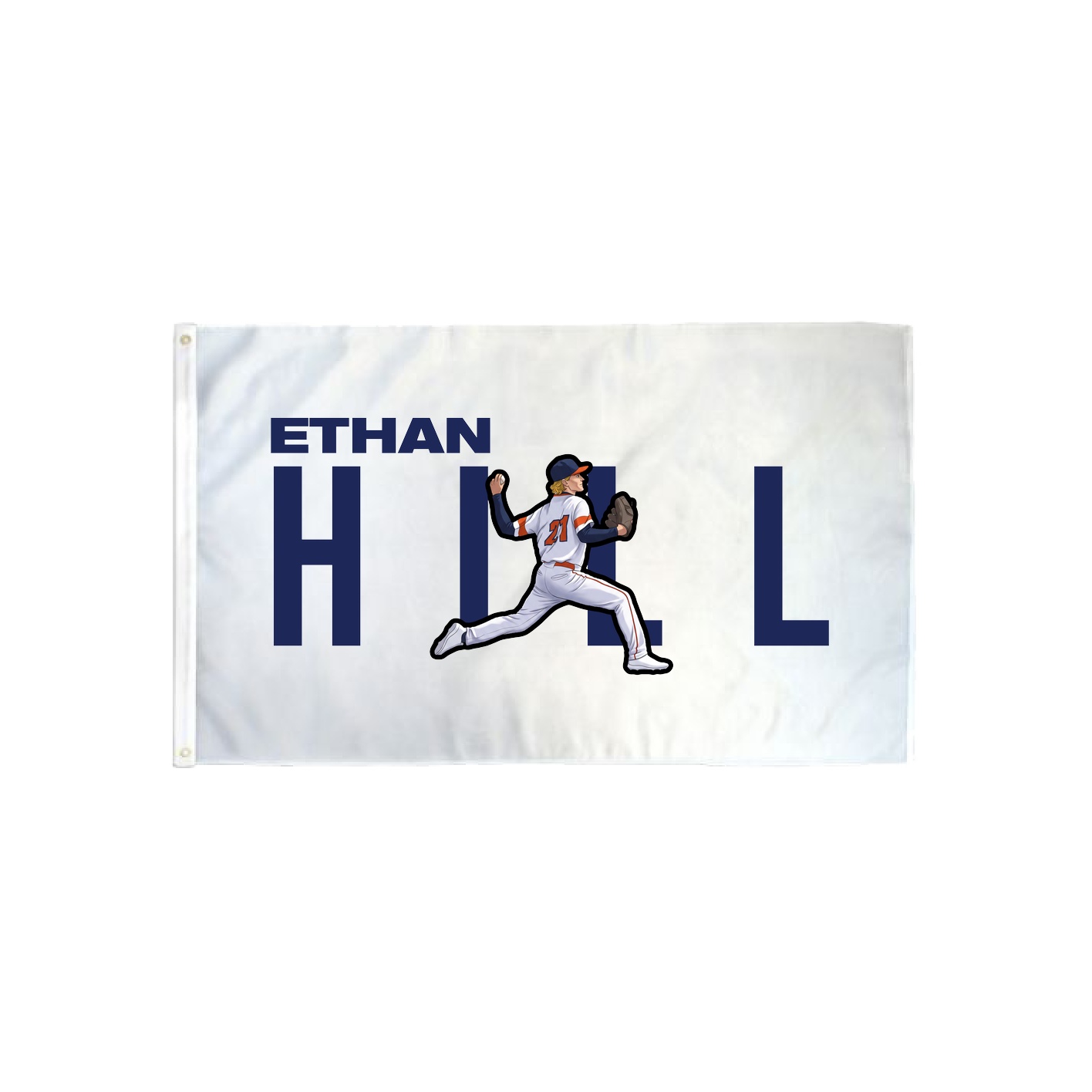 3x5 Flag — Player Name in Classic
