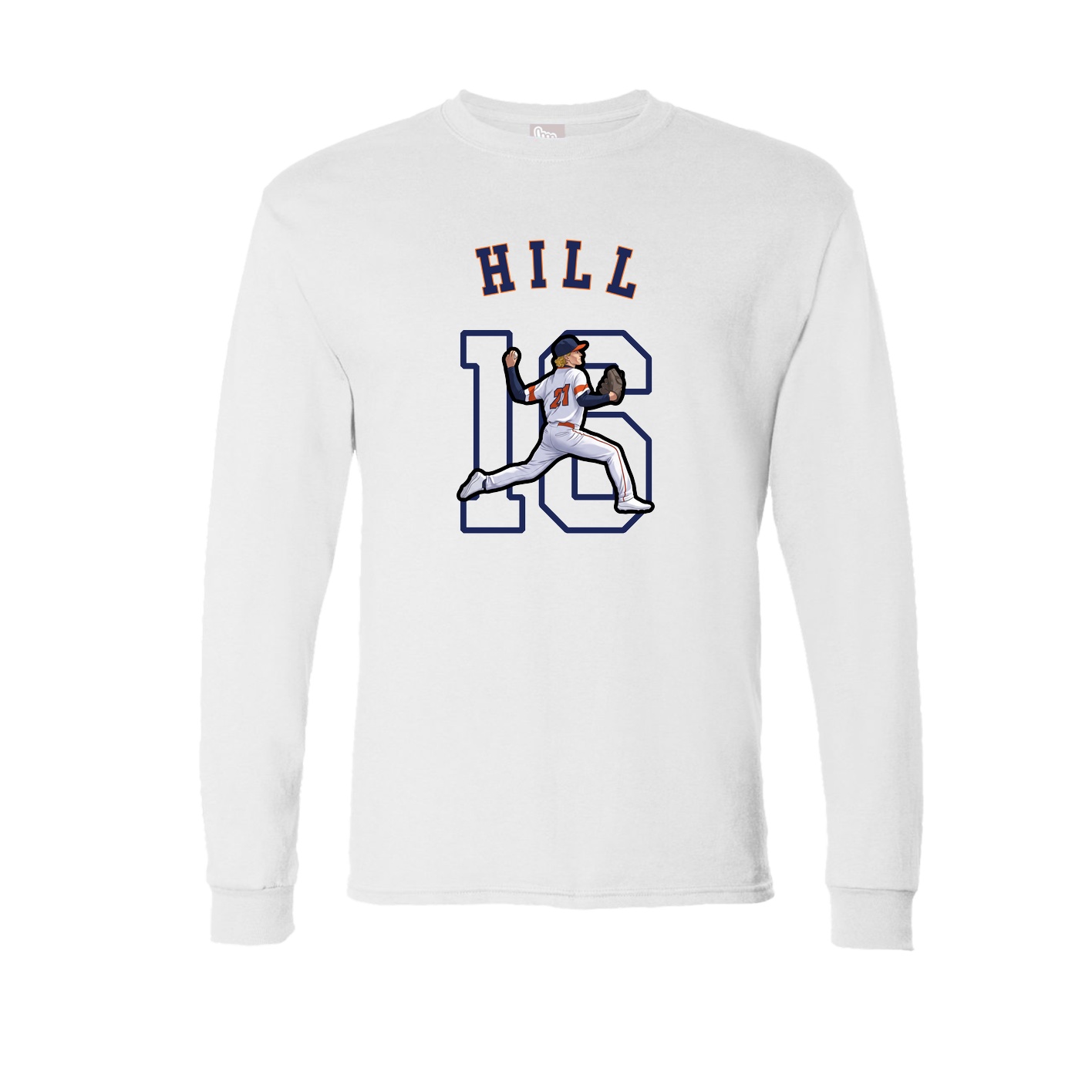Long Sleeve Tee — Shirsey Arch in White