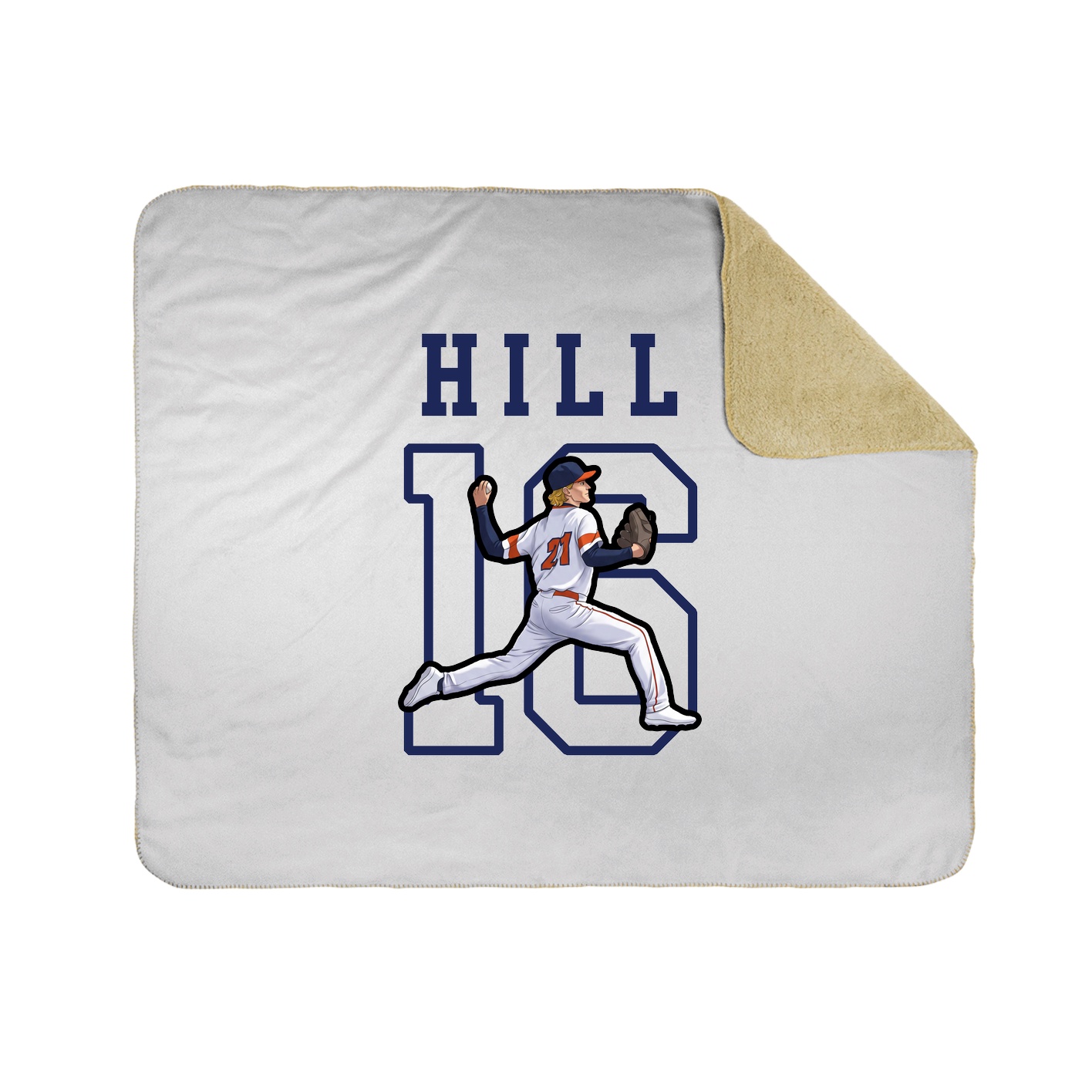 Throw Blanket — Shirsey in White