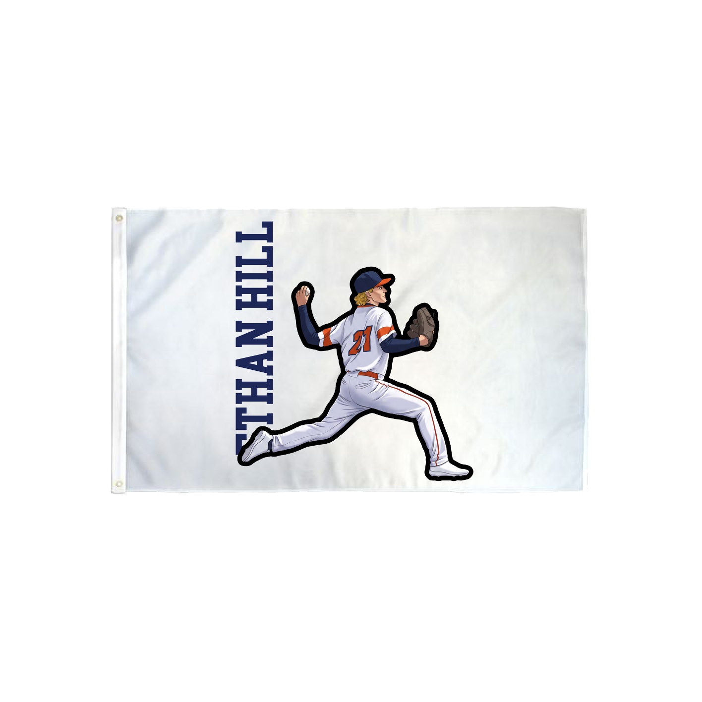 3x5 Flag — Name Vertical in Classic