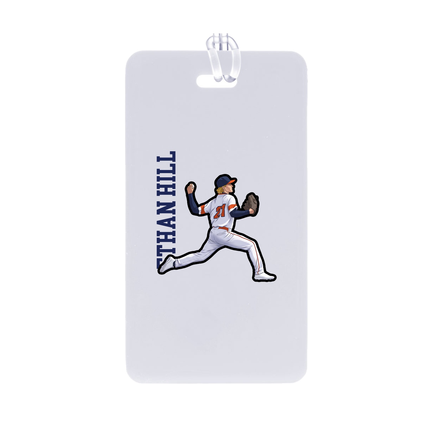 Bag Tag — Name Vertical in Classic
