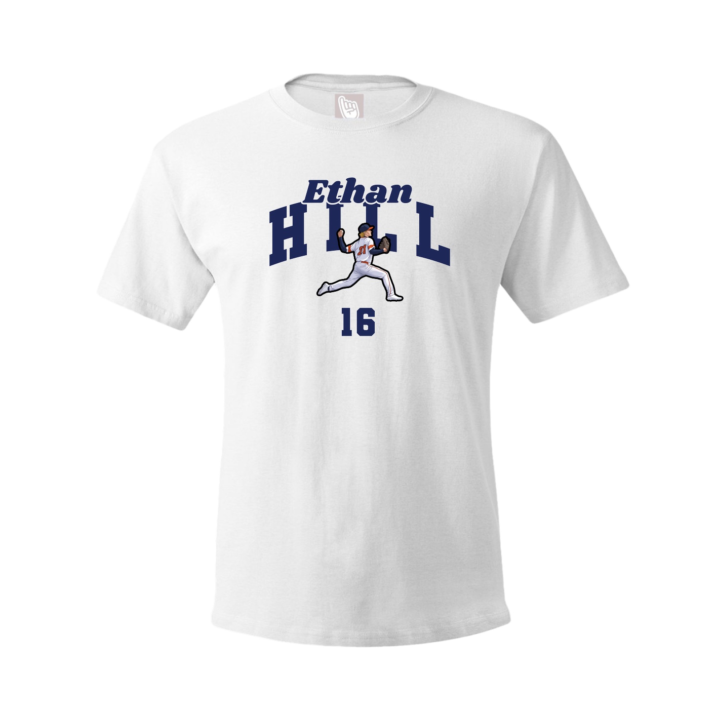 Youth Tee — Signature Arch in White