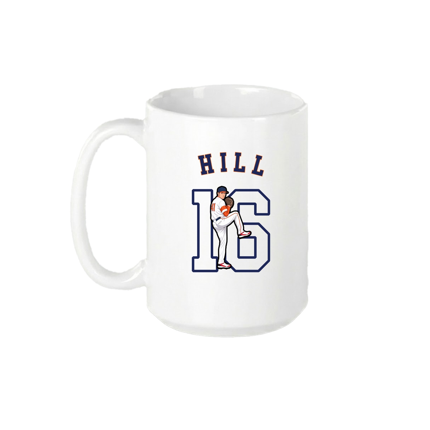 15oz Coffee Mug — Shirsey Arch in White