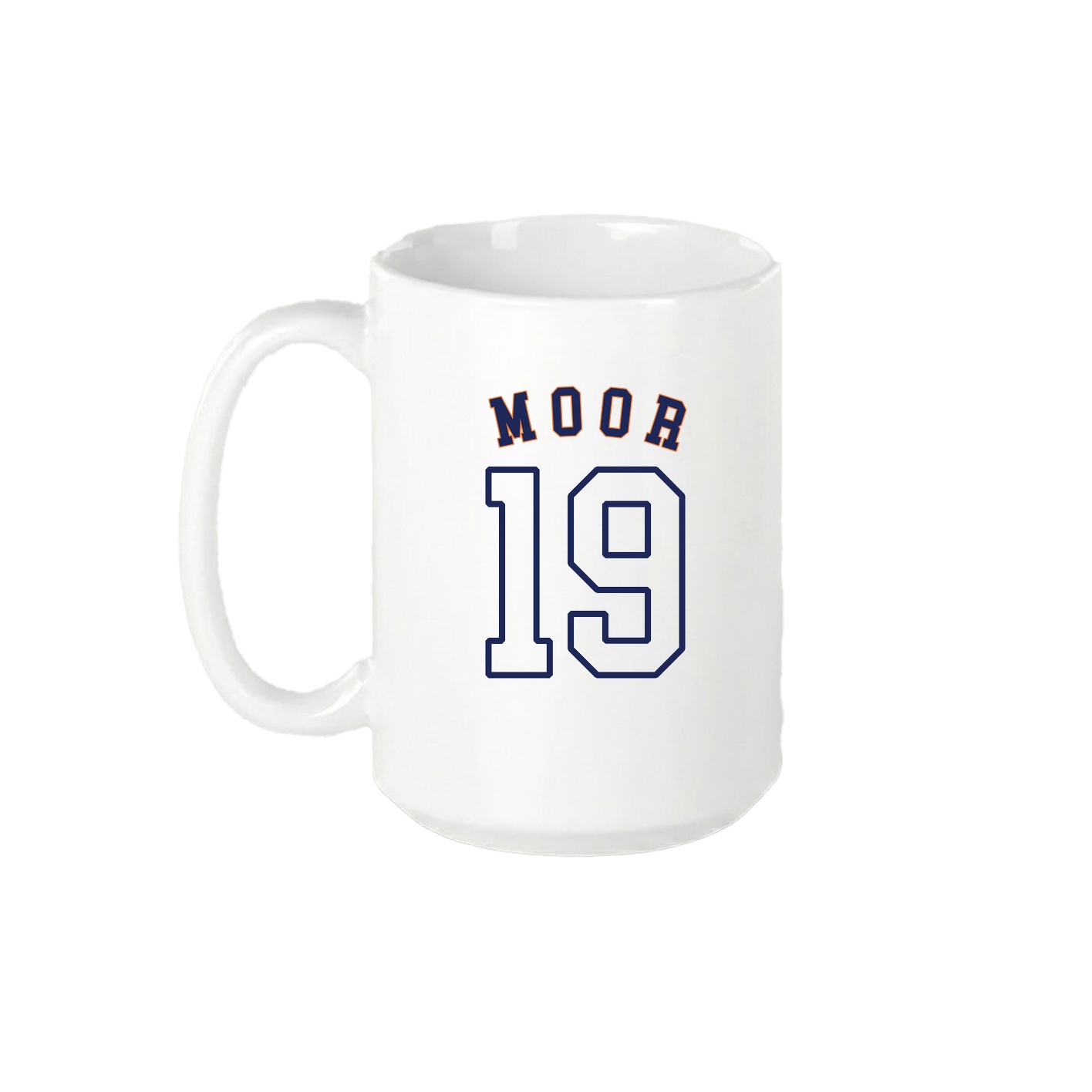 15oz Coffee Mug — Shirsey Arch in White