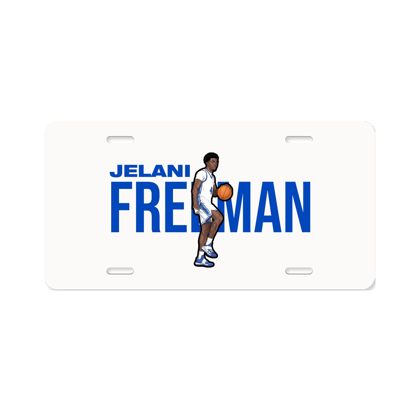 License Plate — Player Name in Classic