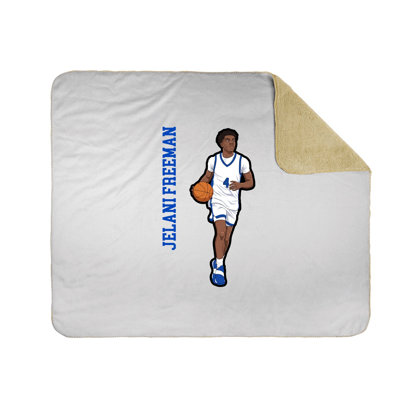 50x60 Sherpa Lined Throw Blanket