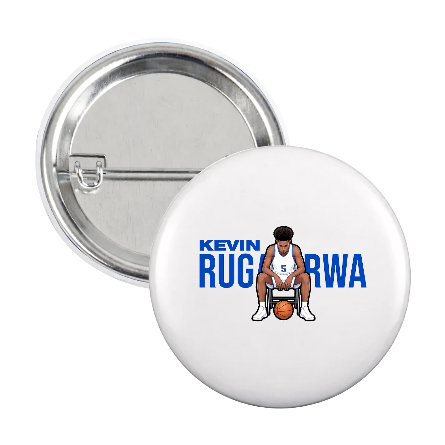 Game Day Button — Player Name in White