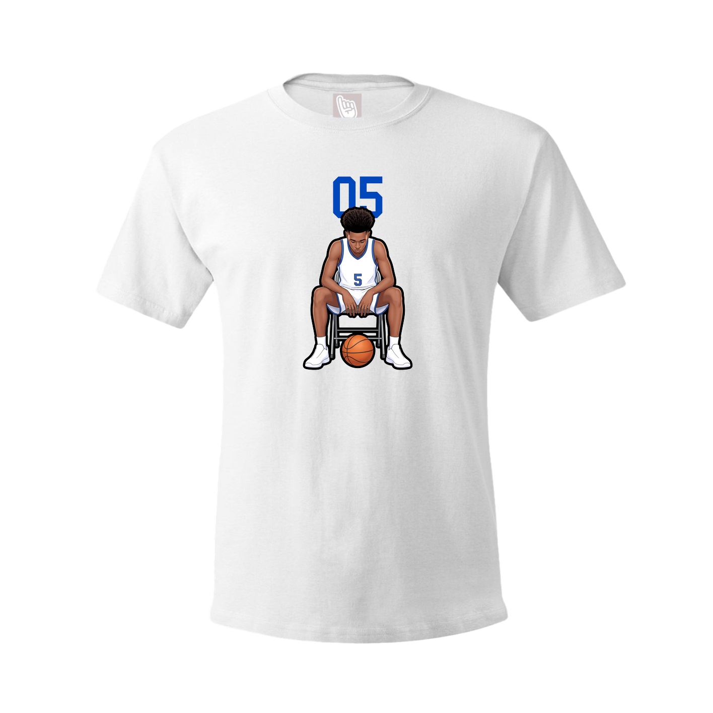 Tee — Number Top in White