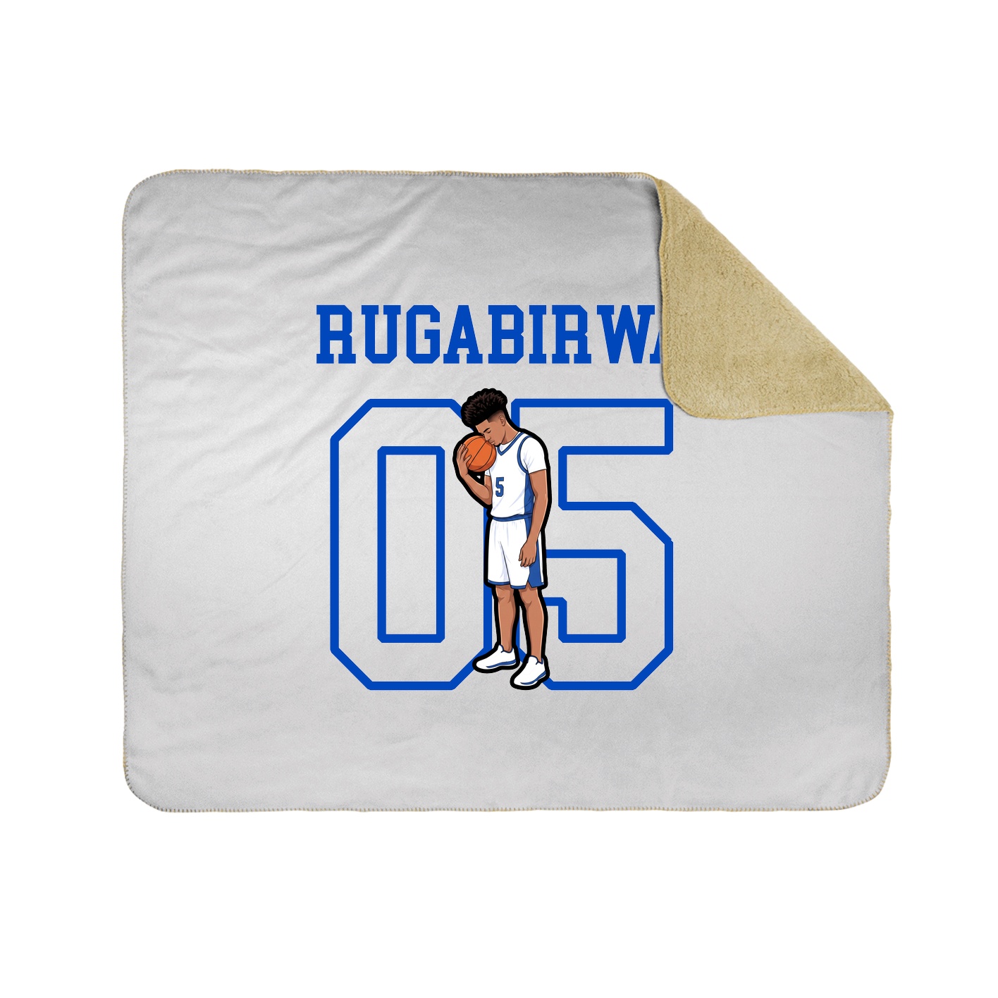 Throw Blanket — Shirsey in White