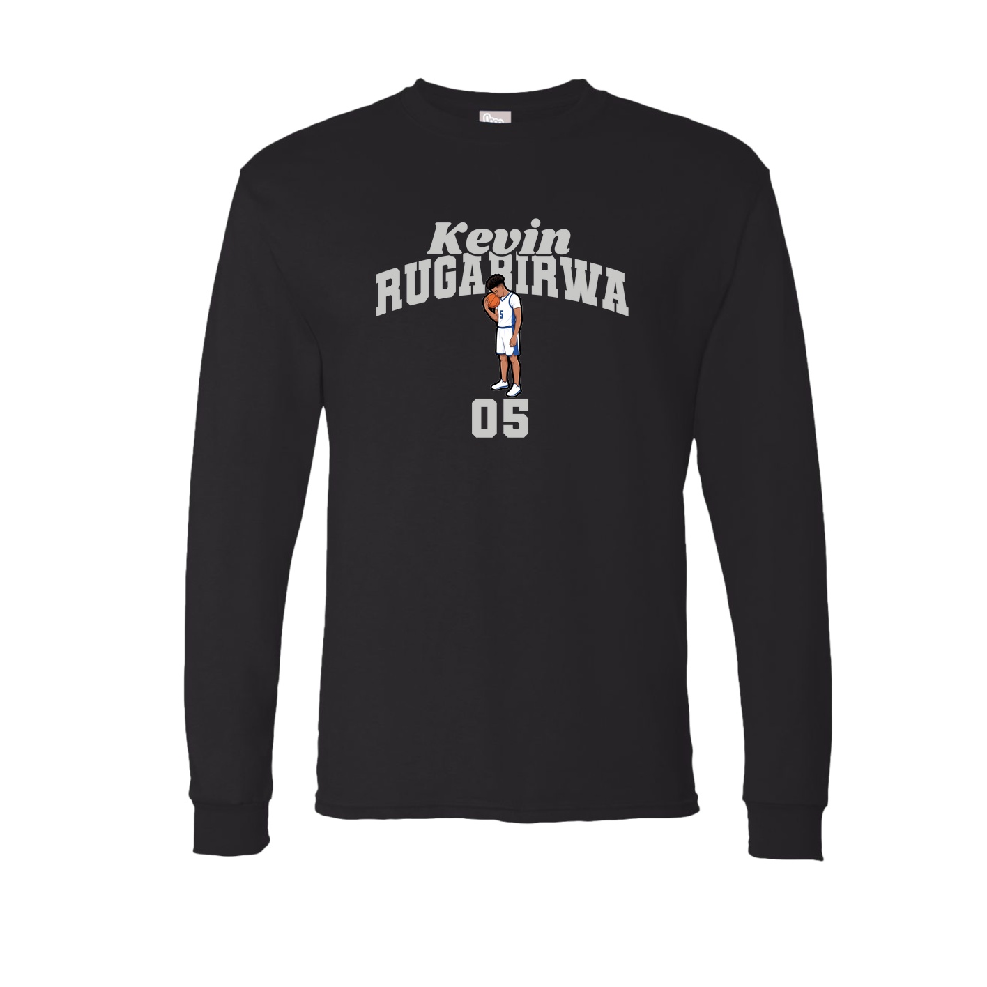 Long Sleeve Tee — Signature Arch in Black