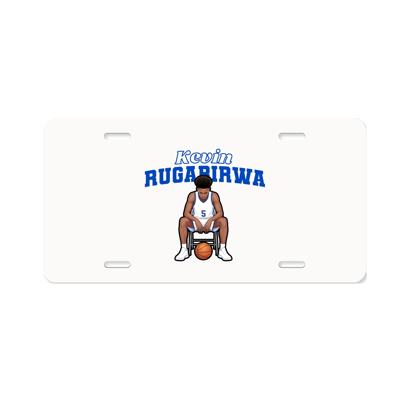 License Plate — Name Arch in Classic