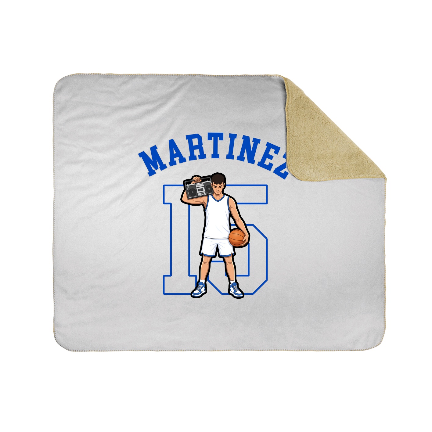 Throw Blanket — Shirsey Arch in White