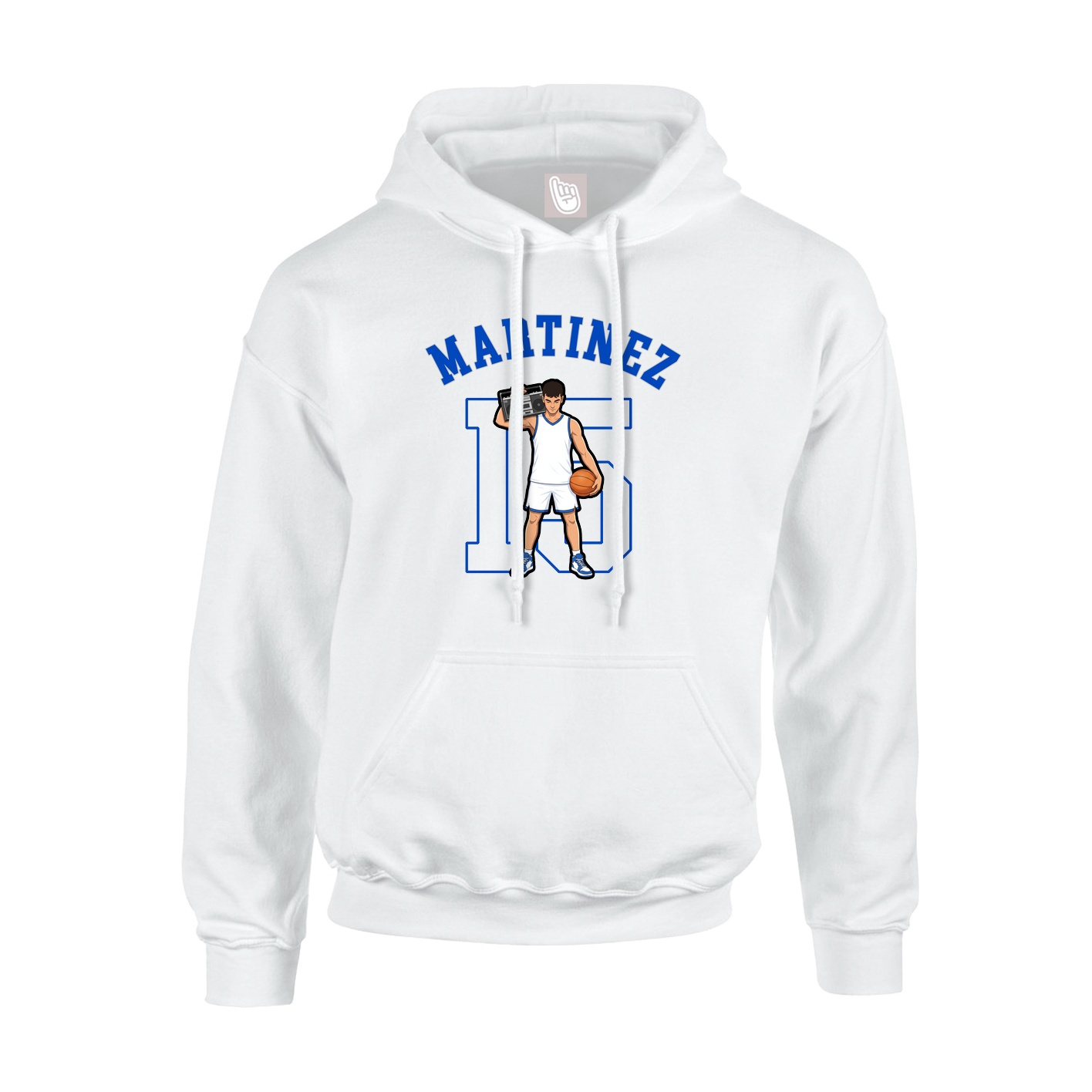 Hoodie — Shirsey Arch in White