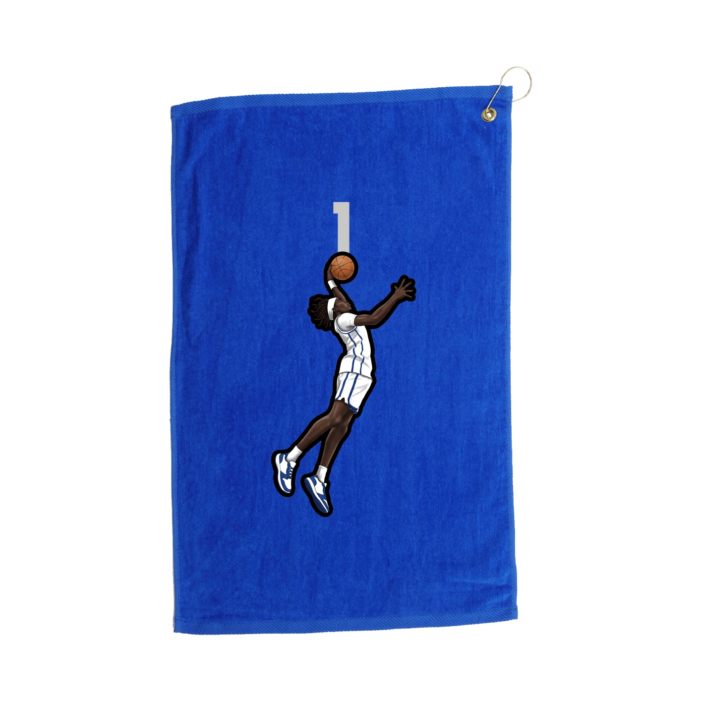 Golf Towel — Number Top in Royal