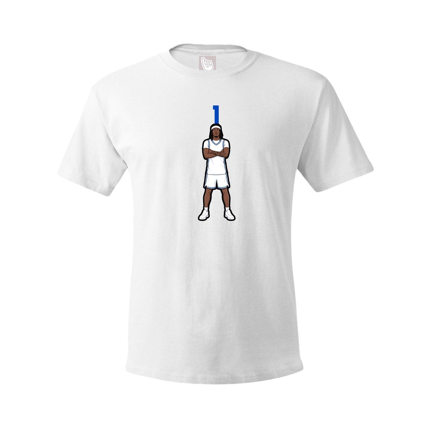 Tee — Number Top in White