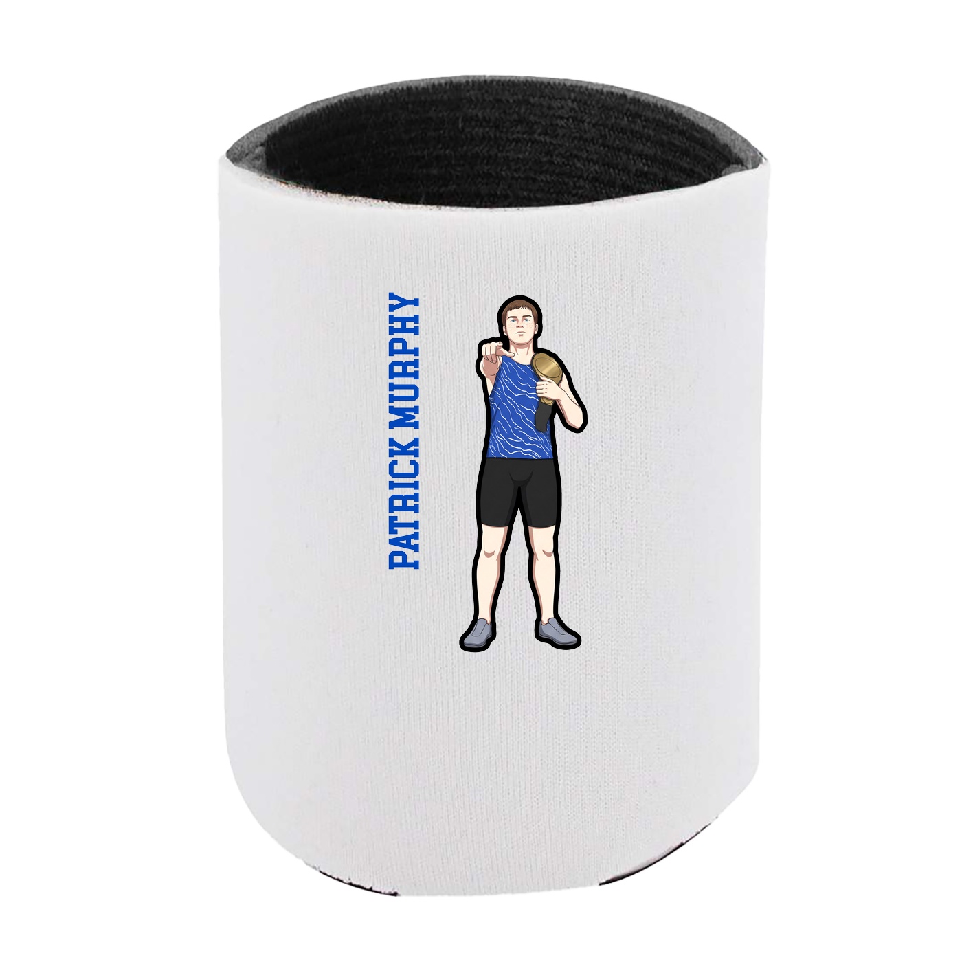 Can Holder — Name Vertical in White