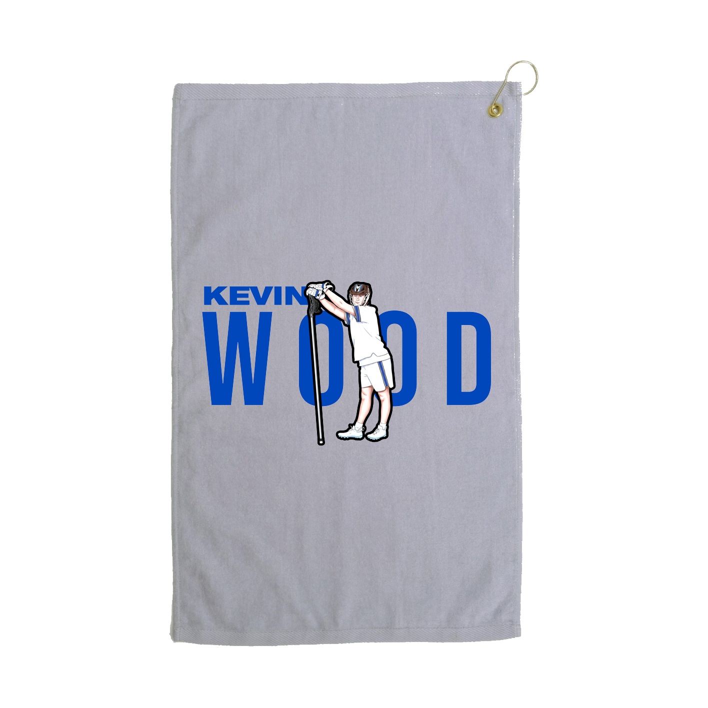 Golf Towel — Player Name in Grey