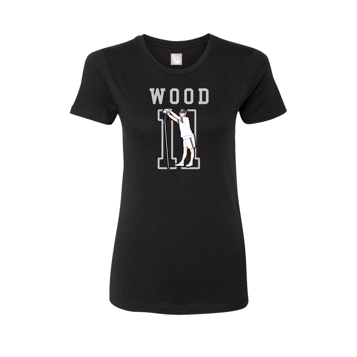 Fitted Women's Tee — Shirsey in Black