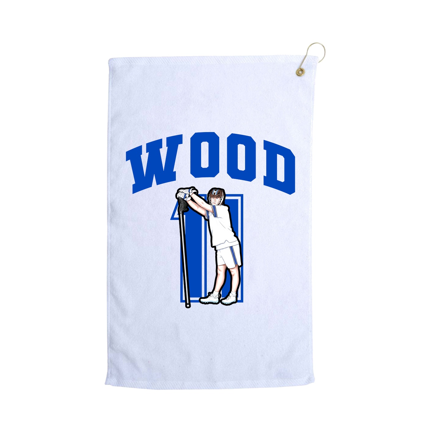 Golf Towel — Number in White